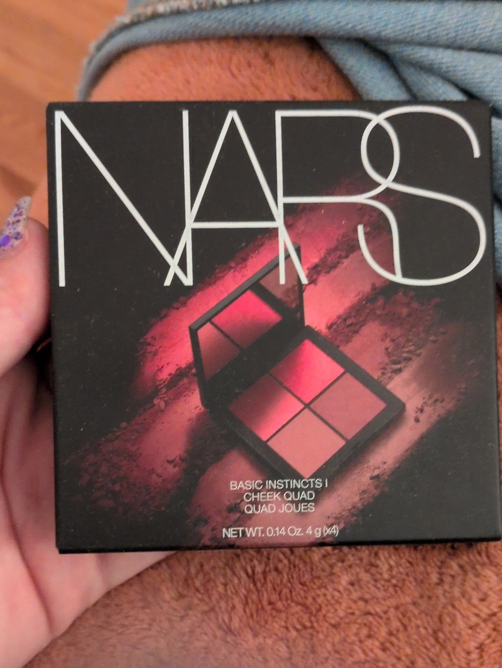 NARS Cheek Quad in Vibrant Pink and Rose Tones
